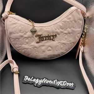 Juicy Couture Blush Pink Crossbody Bag